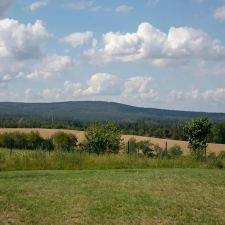 Hill View In Near And Hiking Dankerode (Saxony-Anhalt)