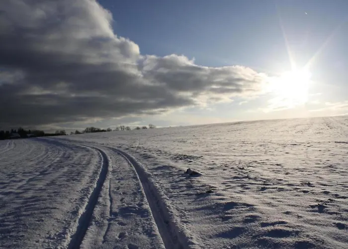 Hill-view In Near And Hiking Dankerode (Saxony-Anhalt)